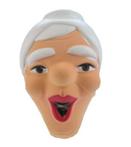 Sarah verkleed pop masker lachend 27 x 20 cm - Mensen mask..