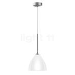 Bruck Silva Hanglamp, chroom mat/glas wit - ø¸16 cm, Huis en Inrichting, Lampen | Hanglampen, Verzenden, Nieuw