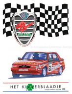 2007 ALFA ROMEO CLUB HET KLAVERBLAADJE 117 NEDERLANDS, Nieuw, Alfa Romeo, Author