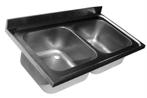 Spoeltafelblad | 2 spoelbakken | 4 formaten HorecaTraders, Verzenden, Nieuw in verpakking