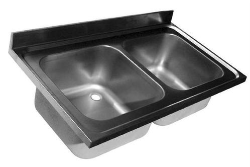 Spoeltafelblad | 2 spoelbakken | 4 formaten HorecaTraders, Zakelijke goederen, Horeca | Meubilair en Inrichting, Verzenden