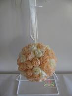 Bloemenbal pomander roseball peach ivory nr35, Ophalen of Verzenden, Nieuw