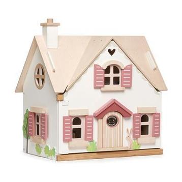 Tender Leaf - Houten poppenhuis gemeubileerd - Cottage beschikbaar voor biedingen