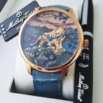 Mathey-Tissot - TIGER - Handcrafted 18K Gold - Swiss, Sieraden, Tassen en Uiterlijk, Horloges | Heren, Nieuw