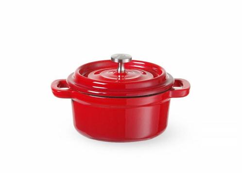 Braadpan gietijzer - rood - 0,27 liter, Zakelijke goederen, Horeca | Keukenapparatuur, Nieuw in verpakking, Verzenden