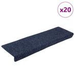 vidaXL Trapmatten Zelfklevend 20 stuks 65x21x4 cm Antraciet, Doe-het-zelf en Verbouw, Ladders en Trappen, Verzenden, Nieuw