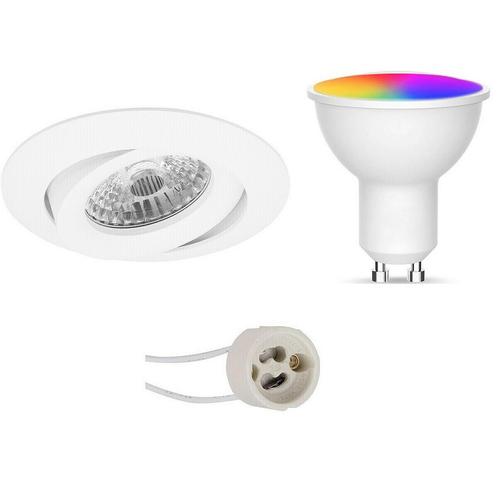 Voordeelset LED Spot Set GU10 - Facto - Smart LED - Wifi LED, Huis en Inrichting, Lampen | Spots, Plafondspot of Wandspot, Nieuw