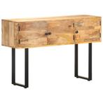 vidaXL Dressoir 116x35x75 cm massief mangohout, Huis en Inrichting, Kasten | Dressoirs, 100 tot 150 cm, Verzenden, Nieuw, 25 tot 50 cm