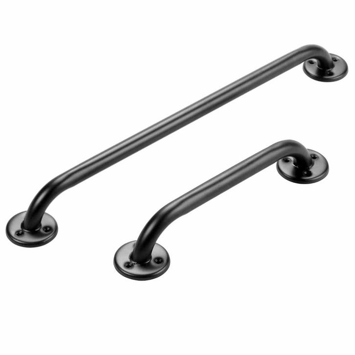 Wandbeugel Mat Zwart | Kies lengte wandbeugel : 60 cm, Huis en Inrichting, Badkamer | Badtextiel en Accessoires, Ophalen of Verzenden