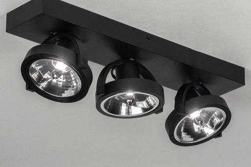 Rietveld Spots - Zwart - Aluminium, Huis en Inrichting, Lampen | Hanglampen, Verzenden