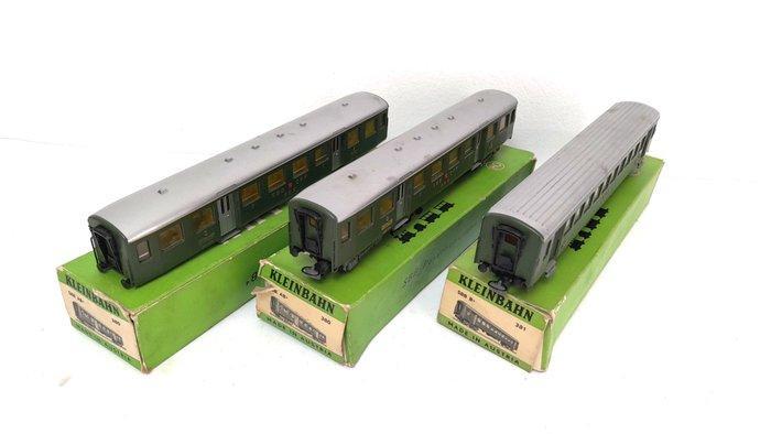 Kleinbahn H0 - 380, 381 - Treinset (3) - personenauto /, Hobby en Vrije tijd, Modeltreinen | H0