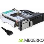 Delock 47209 5,25  mobiel rack voor 1 x 2,5  + 1 x 3,5  SATA, Verzenden, Nieuw, DeLock