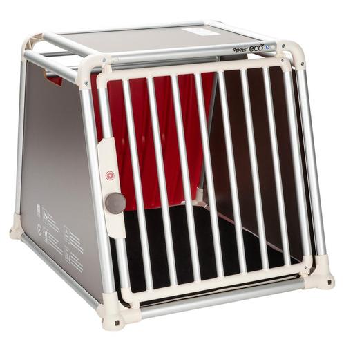 4pets® Honden-Transportbox Ecoline, silver, Maat: One, Dieren en Toebehoren, Honden-accessoires, Verzenden
