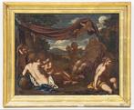 Escuela italiana (XVII-XVIII) - Escena mitológica, Antiek en Kunst