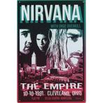 Wandbord -  Nirvana With Urge Overkill The Empire 1991, Ophalen of Verzenden, Nieuw