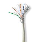 Netwerkkabel CAT6a S/ FTP kabel vaste koperkern 100 mtr LSZH, Computers en Software, Pc- en Netwerkkabels, Verzenden, Nieuw