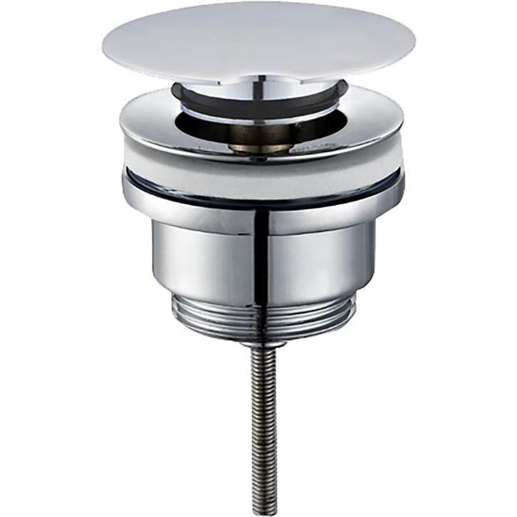 Wiesbaden Caral Draaiwaste Afvoerplug - 5/4inch - Chroom, Doe-het-zelf en Verbouw, Sanitair, Nieuw, Ophalen of Verzenden