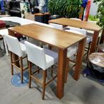 Set bartafel met 4 krukken - 160x80 cm, Zakelijke goederen, Kantoor en Winkelinrichting | Kantoormeubilair en Inrichting, Ophalen of Verzenden