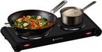 2dekans | KitchenBrothers Elektrische Kookplaat - 2 Pits -, Witgoed en Apparatuur, Kookplaten, Ophalen of Verzenden, Zo goed als nieuw