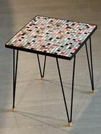 Plantentafel - Metaal, Steen - Vintage plantentafeltje met