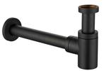 Saniflex black series luxe sifon laag 11/4 mat-zwart, Doe-het-zelf en Verbouw, Buizen en Afvoer, Verzenden, Nieuw