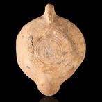 Oud-Romeins Terracotta olielamp (Zonder Minimumprijs), Antiek en Kunst