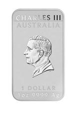 Australië. 1 Dollar 2024 Rectangular Dragon Bar, 1 Oz (.999)