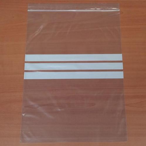 100 Gripzakjes 230 x 320 mm met schrijfvlak 50 micron, Zakelijke goederen, Kantoor en Winkelinrichting | Kantoorartikelen, Verzenden