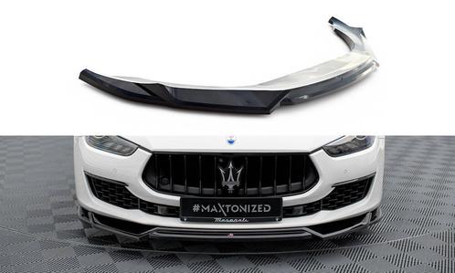 Voorspoiler V.2 Maserati Ghibli Mk3 FL Maxton Glans Zwart, Auto-onderdelen, Carrosserie en Plaatwerk, Ophalen of Verzenden