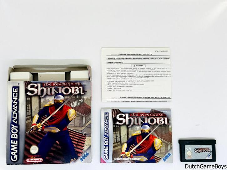 Gameboy Advance / GBA - The Revenge Of Shinobi - EUR, Spelcomputers en Games, Games | Nintendo Game Boy, Gebruikt, Verzenden
