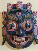 Masker Cham Mahakala - Hout - Tibet - 20e eeuw