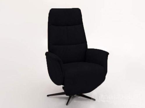 Relaxfauteuil Heino - relaxfauteuils - Zwart, Huis en Inrichting, Stoelen, Zwart, Nieuw, Leer