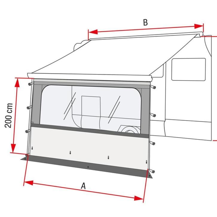 Fiamma Blocker Pro 400, Caravans en Kamperen, Tenten, Nieuw