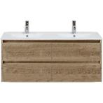 Dante Badmeubelset 120 cm - Natuur Eiken - Keramische, Ophalen of Verzenden, Nieuw