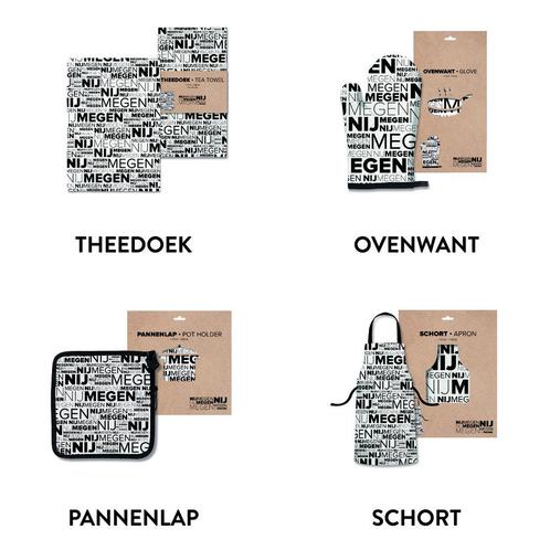 Nijmegen voordeelpakket keukentextiel, Huis en Inrichting, Keuken | Textiel, Overige typen, Overige kleuren, Nieuw, Verzenden