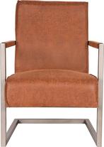 Trend Living Quin Fauteuil - Bruin - Microfiber - Vintage, Verzenden, Nieuw