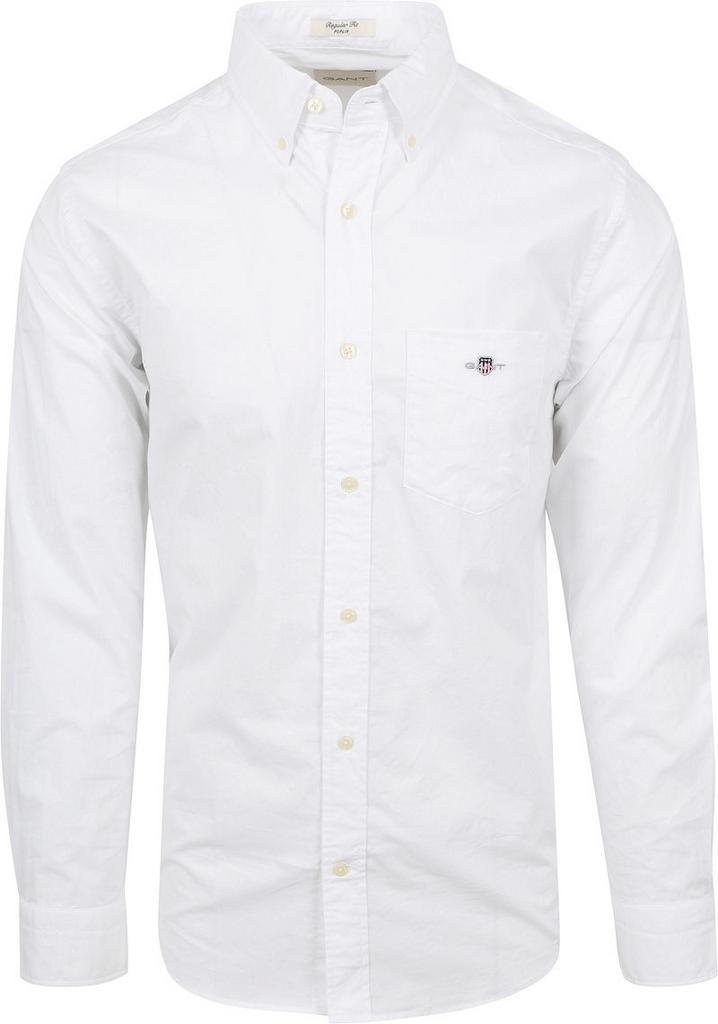 Gant Casual Overhemd Poplin Wit maat 5XL Heren, Kleding | Heren, Overhemden, Wit, Nieuw, Verzenden
