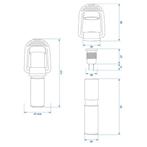 ProPlus Zwaailamp pen - lasbaar - rubberen kap - Ø 24 x 1.., Auto-onderdelen, Vrachtwagen-onderdelen, Ophalen of Verzenden, Nieuw