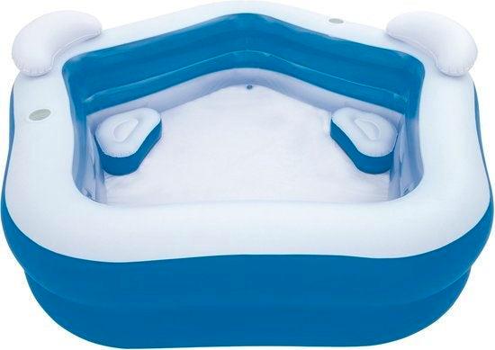 2dekans | Bestway - Vijfhoekig Familiezwembad - 213x207x69, Kinderen en Baby's, Speelgoed | Buiten | Zandbakken, Zo goed als nieuw