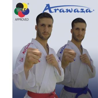 Kumite-karatepak Onyx (Rood) Arawaza | WKF (Maat: 180), Sport en Fitness, Vechtsporten en Zelfverdediging, Vechtsportpak, Nieuw