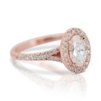 Ring - 18 karaat Roségoud - 1.3ct. tw. Diamant (Natuurlijk), Nieuw