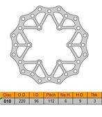 Delta Braking voor remschijf ( 220mm ) Type D Kawasaki KX 85, Motoren, Ophalen of Verzenden, Nieuw