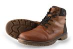 Rieker Veterboots in maat 42 Cognac | 10% extra korting, Kleding | Heren, Schoenen, Overige kleuren, Verzenden, Boots, Zo goed als nieuw