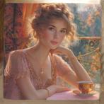 Ksavera - Gold Belle Epoque F202 - canvas, Antiek en Kunst