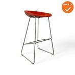 Barkruk - HAY- about a stool - Rood gestoffeerd - chroom..., Werkplek, Ophalen of Verzenden, Gebruikt, Overige typen