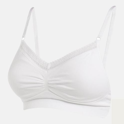 Noppies Voedingsbh Zwangerschapsbh Naadloos Wit, Kleding | Dames, Positiekleding, Nieuw
