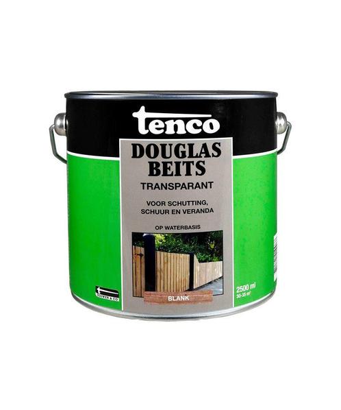 Tenco Douglas Beits Transparant Blank 2,5 liter, Doe-het-zelf en Verbouw, Verf, Beits en Lak, Nieuw, Verzenden