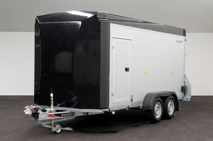 Nugent BX3717H-BLK- DD Box Trailer Gesloten Aanhangwagen, Auto diversen, Aanhangers en Bagagewagens, Nieuw, Ophalen of Verzenden
