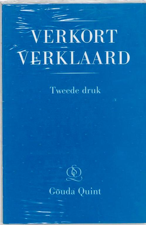 Verkort verklaard 9789038704876, Boeken, Wetenschap, Zo goed als nieuw, Verzenden