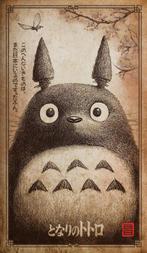 Kodo88 Giclée - Totoro Ukiyo-e: Vintage Blossom  –, Nieuw
